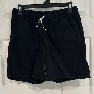 Cat & Jack Girl Black Shorts Lightweight Pull On XL 14/16 School 5.5" Inseam